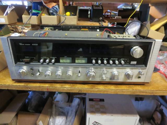 A 9090db being tested. From Mark. It had an FM problem which we are fixing, then go the testing process again.
