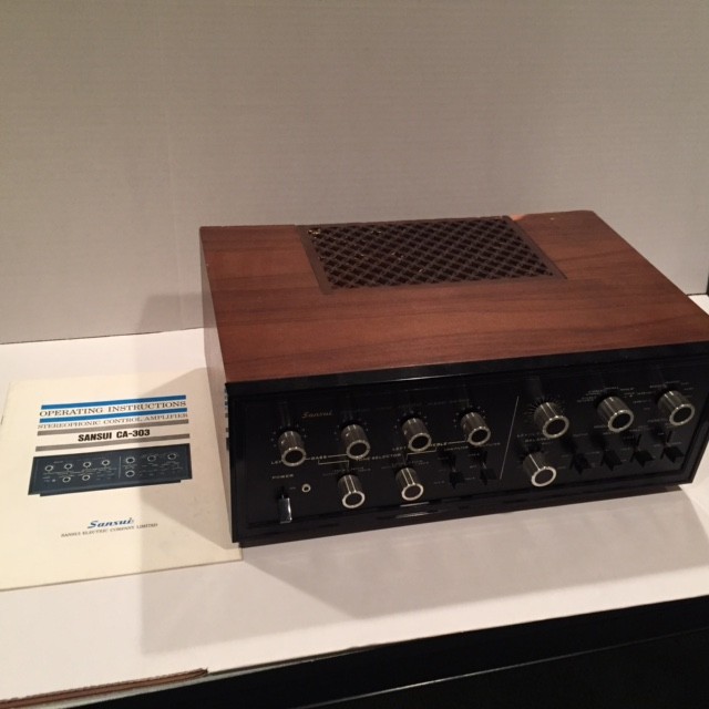 CA 303, Sansui's ultimate and final tube pre-amp.